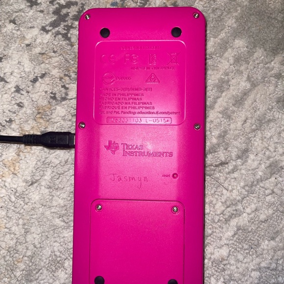Texas Instruments Pink Graphing Calculator - Picture 2 of 4